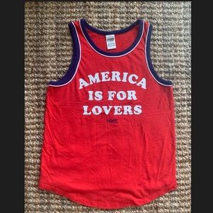 VS Pink “America is for Lovers” muscle tank